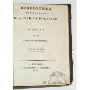 SZYMONOWICZ Szymon, Gawiński Jan, Poezye.