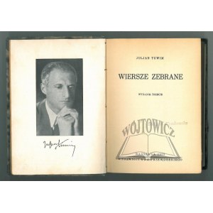 TUWIM Juljan, Wiersze zebrane.