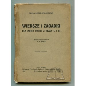 DROZD - Starklowa Adela, Wiersze i zagadki dla moich dzieci z klasy I i II.