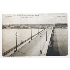 WARSZAWA - Trzeci most, 1913