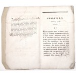 URZĄDZENIA TOWARZYSTWA RESURSY KUPIECKIEJ w WARSZAWIE, 1828
