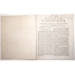 GAZETA KORESPONDENTA WARSZAWSKIEGO I ZAGRANICZNEGO, 1814 [Księstwo Warszawskie, Napoleon, Dąbrowski]