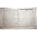 GAZETA WARSZAWSKA 1846 [33 numery]