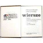 Baczyński K.K., WIERSZE - PIEŚNI - SATYRA 40 rocznica Powstania Warszawskiego