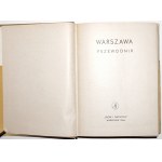 WARSZAWA PRZEWODNIK [rozkładany plan, ilustracje]