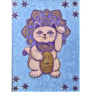 Małgorzata Chołda (ur. 1980), Hamsa - Lucky Cat, 2021