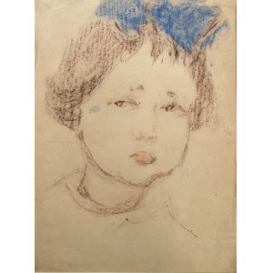 Otto AXER (1906-1983), Portret dziewczynki