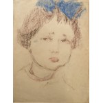 Otto AXER (1906-1983), Portret dziewczynki