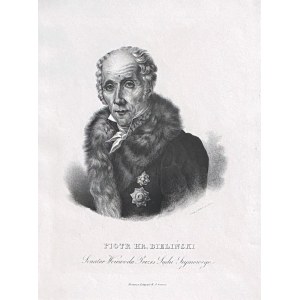 L. KOŁODZIEJOWSKI (XIX w.), Portret Piotra Hr. Bielińskiego, 1829