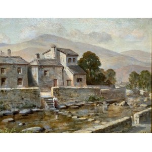 INDEPENDENT PAINTER (19th/20th century), Landscape by the River, 1942