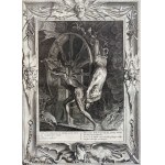 Bernard Picart (1673-1733) wg Abraham van Diepenbeeck (1596-1675), Tortury Króla Iksjona (mitologia grecka)
