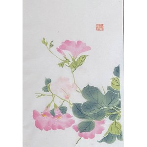 Drzeworyt Chiński 1951, Kwiaty 1