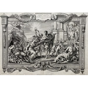 Pietro AQUILA (1650-1692) wg Carlo MARATTI (1625-1713), Scena alegoryczna (ok.1674)