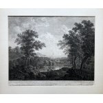 William WOOLLETT (1735-1785) wg George Smith of Chichester (1714-1776), Pejzaż nad rzeką