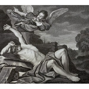 Simon Charles MIGER (1736-1820) wg GUERCINO (1591-1666), Św. Hieronim