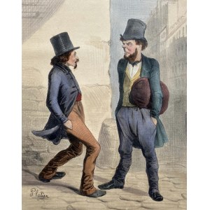 Jules PLATIER (XIX w.), Jeune proletaire rencontrant un anglais (Młody proletariusz spotyka Anglika)
