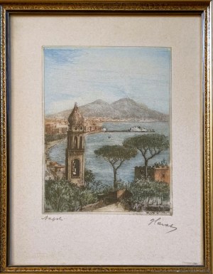 Kalle Artturi HAVAS (1898-1936), Neapol - widok na Wezuwiusza