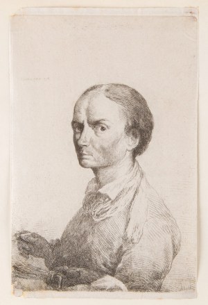 Jan Piotr NORBLIN de la GOURDAINE (1745 - 1830), Autoportret Norblina jako malarza, 1778