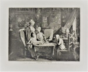 Daniel Chodowiecki(1726-1801),Gabinet d'un peintre,1771