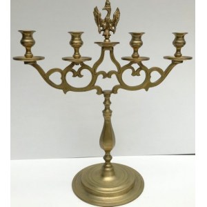 Brass candlestick Duchy of Warsaw