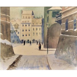 Franciszek Sunderland,Stare Miasto Warszawa,1928
