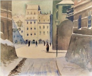 Franciszek Sunderland,Stare Miasto Warszawa,1928