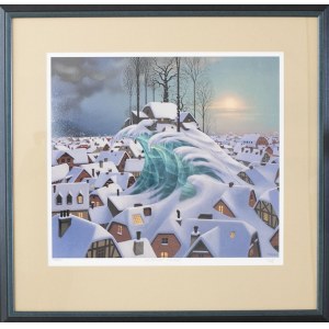Jacek Yerka,Zimowa fala,2005