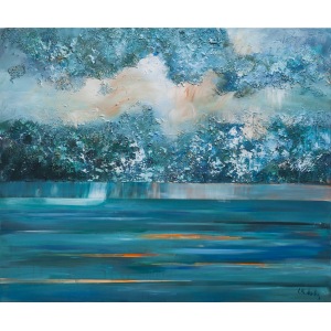 Izabela Rudzka, Clouds and storm 2, 2016