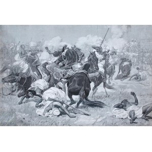Józef Chełmoński (1849 Boczki - 1914 Kuklówka Zarzeczna), Bitwa pod El Teb, 1884 r.