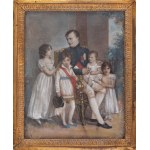 Artysta nieokreślony (XVIII/XIX w.), Napoleon w otoczeniu dzieci sióstr i braci w Saint-Cloud