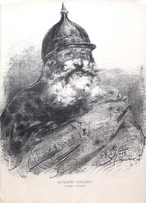 Józef Krzesz-Męcina (1816 Kraków-1934 Poznań), Rotmistrz pancerny