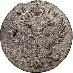 Congress Kingdom, Alexander I, 5 groszy 1818 IB, Warsaw