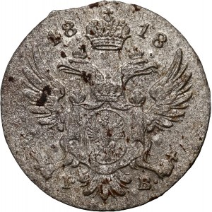 Królestwo Kongresowe, Aleksander I, 5 groszy 1818 IB, Warszawa
