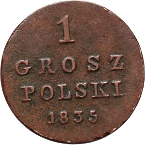 Congress Kingdom, Nicholas I, 1 Polish grosz 1835 IP, Warsaw