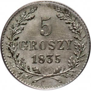 Free City of Krakow, 5 pennies 1835, Vienna