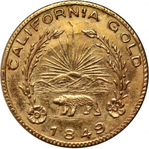 USA, token 1849, California Gold