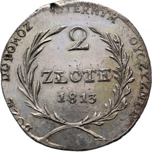 Oblężenie Zamościa, 2 złote 1813, Zamość