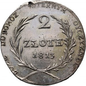 Siege of Zamosc, 2 gold 1813, Zamosc