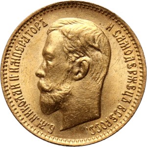 Russia, Nicholas II, 5 Roubles 1904 (АР), St. Petersburg