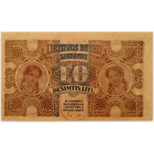 Lithuania, 10 Litu 1922, n 167933