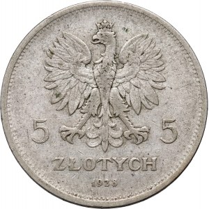 II RP, 5 złotych 1928, Warszawa, Nike