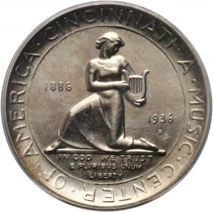 Stany Zjednoczone Ameryki, 1/2 dolara 1936 S, San Francisco, Cincinnati Music Center