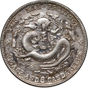 Chiny, Yunnan, 50 centów bez daty (1909-11)