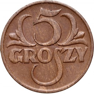 II RP, 5 groszy 1934, Warsaw