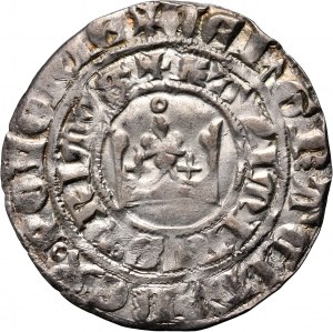 Kazimierz III Wielki 1333-1370, grosz, Kraków