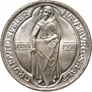 Deutschland, Weimarer Republik, 3 Mark 1928 A, Berlin, 900 Jahre Naumburg