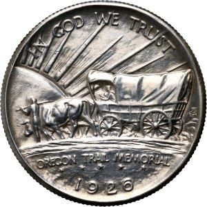 USA, 1/2 Dollar 1926, Philadelphia, Oregon Trail Memorial