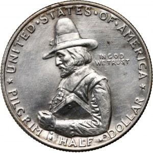 USA, 1/2 Dollar 1920, Philadelphia, Pilgrim Tercentenary