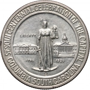USA, 1/2 Dollar 1936 S, San Francisco, Columbia, South Carolina, Sesquicentennial