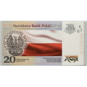 Third Republic, 20 gold 2018, 100th Anniversary of Independence, Jozef Pilsudski, low number - RP0000532